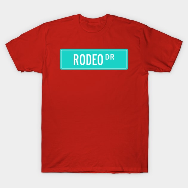 Rodeo dr teal T-Shirt by annacush